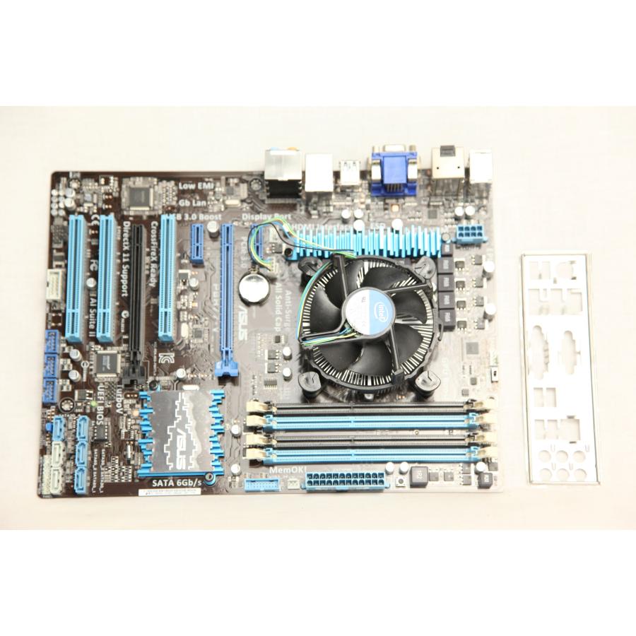 0057★ASUS P8H77-Vマザーボード i5 3570付き CPUクーラー付き