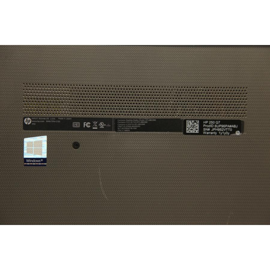 0074★HP ノートパソコン 250 G7 Notebook Celeron