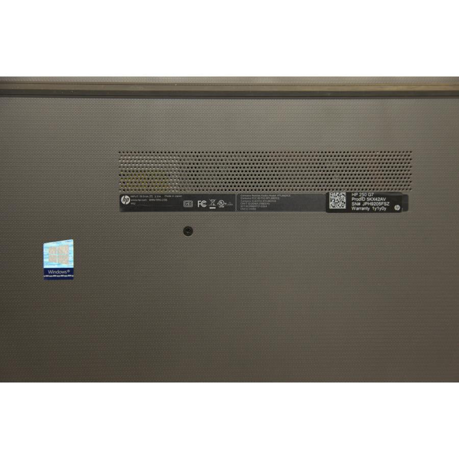 0077★HP ノートパソコン 250 G7 Notebook Celeron