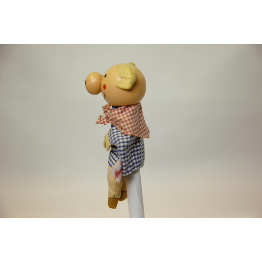 0603★指人形 ぶた(Kaethe Kruse ケテ・クルーゼ ドイツ レトロ)