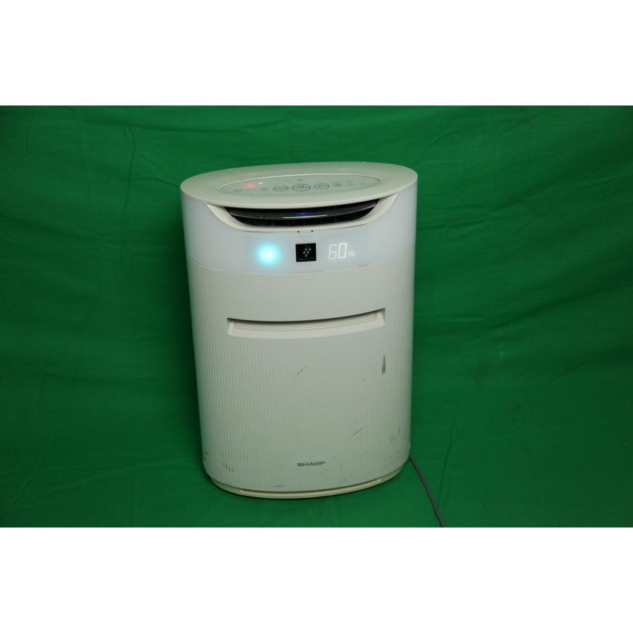 0653★シャープ SHARP KI-BX50-W 加湿空気清浄機(加湿・空清15畳まで 空清23畳まで) 高濃度プラズマクラスター25000搭載 ホワイト 2013年製