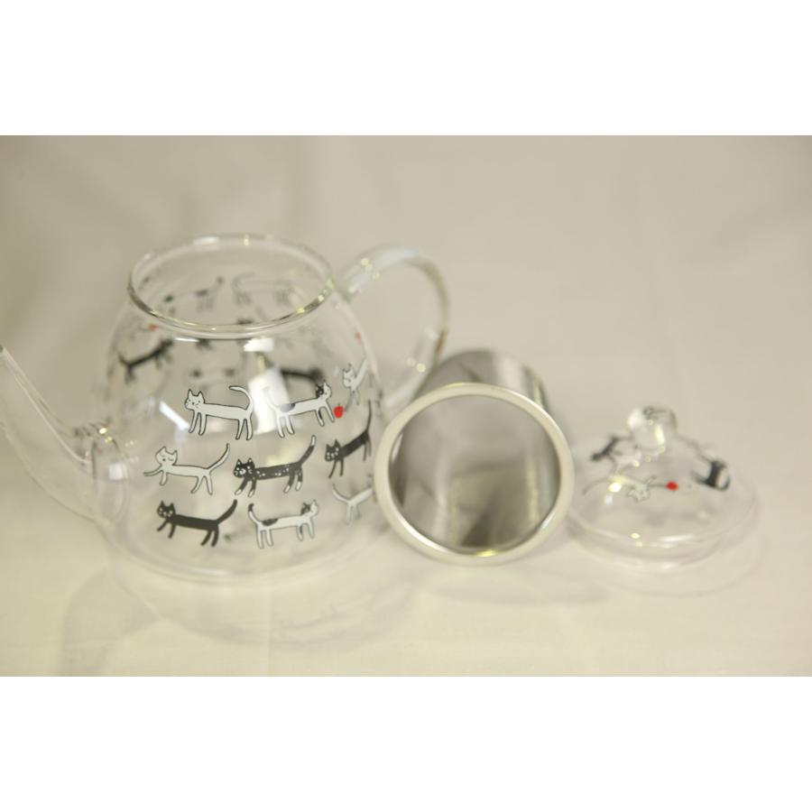 0390★猫柄ティーピッチャー