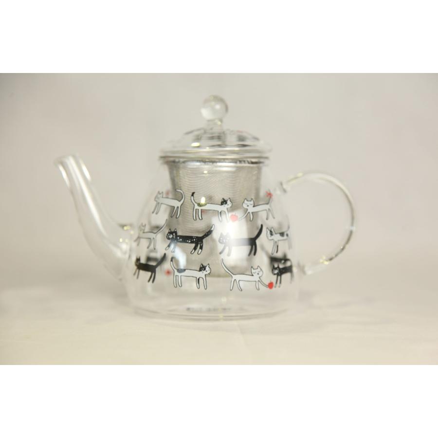 0390★猫柄ティーピッチャー