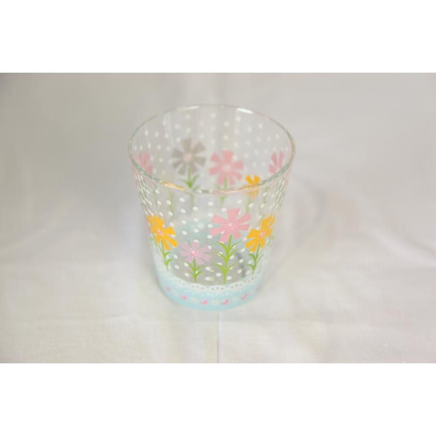 0452★花柄グラス