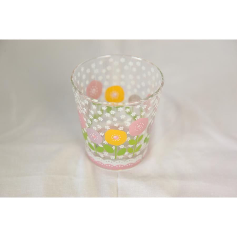 0453★花柄グラス