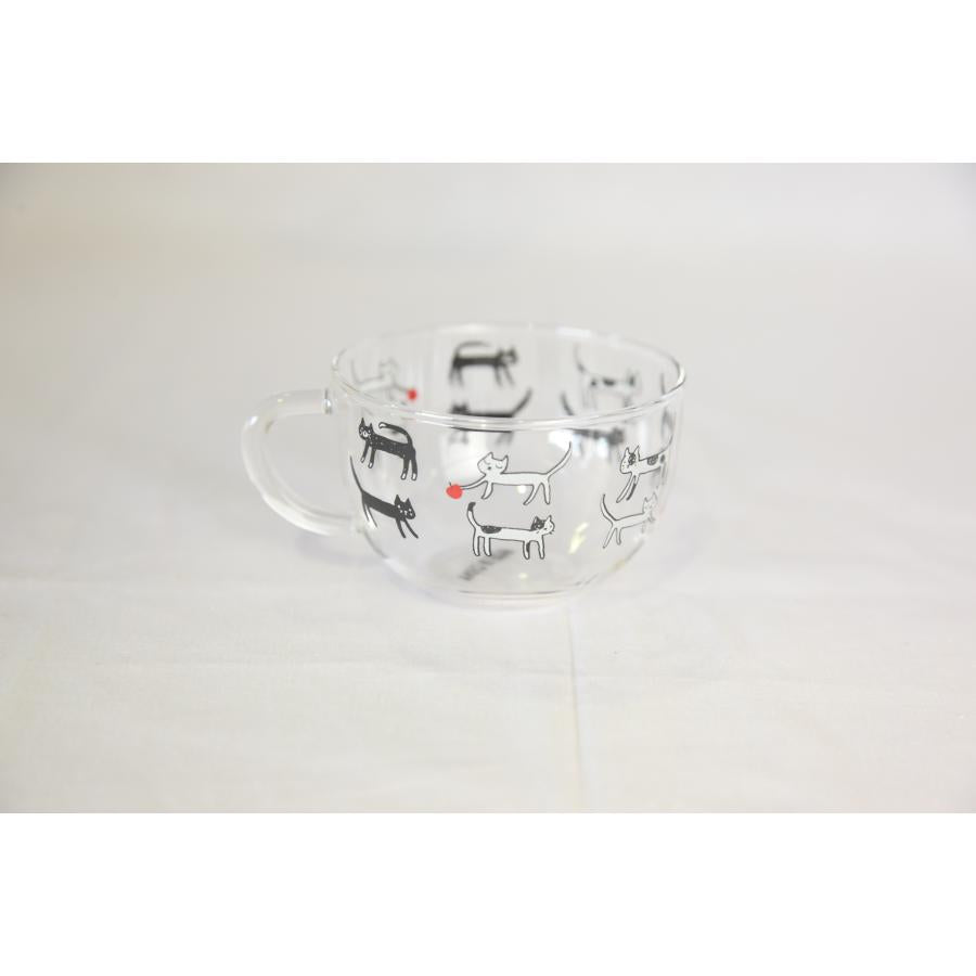 0460★猫柄ティーカップ