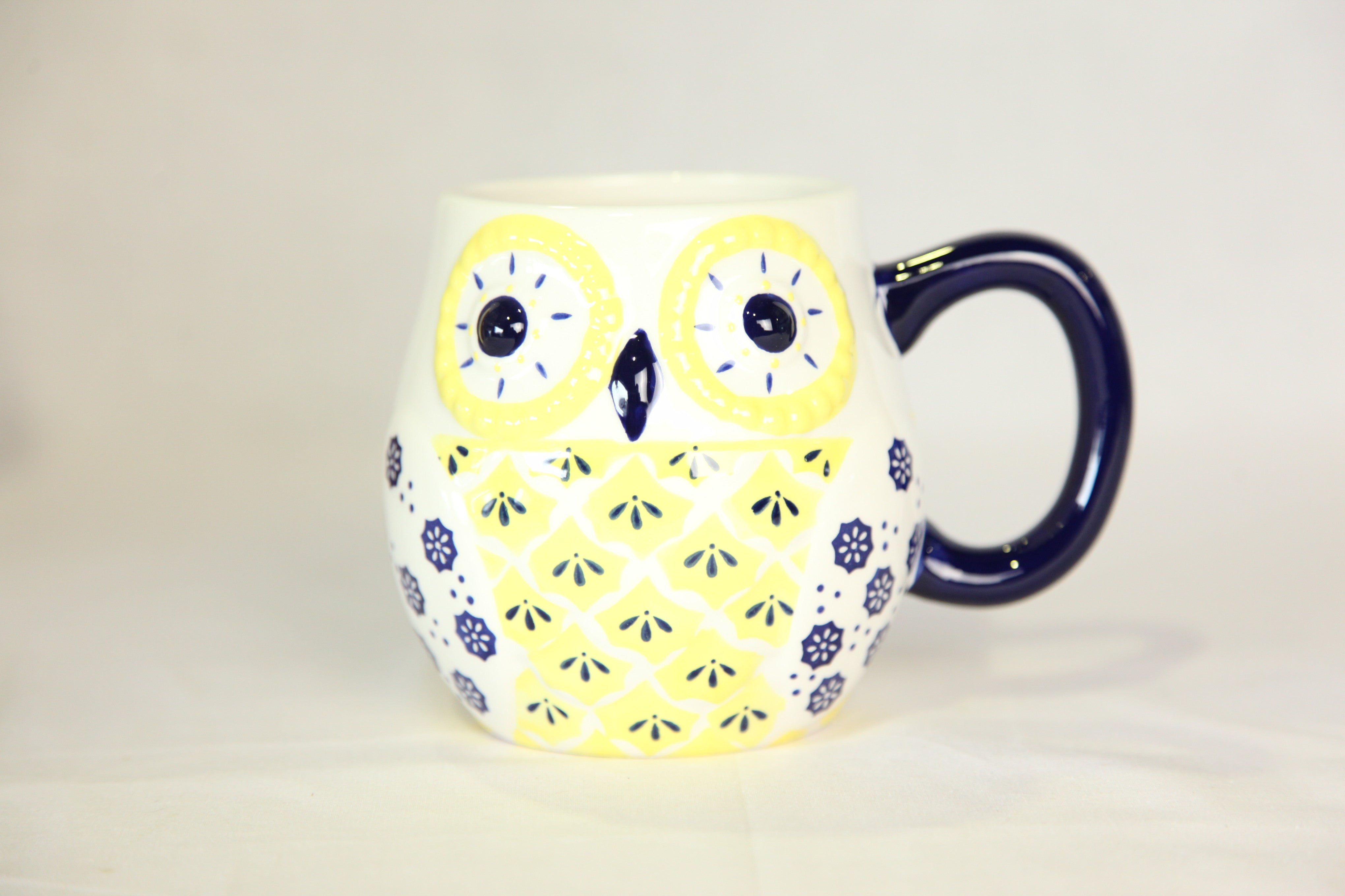 0165★フクロウのマグカップ　4個セット