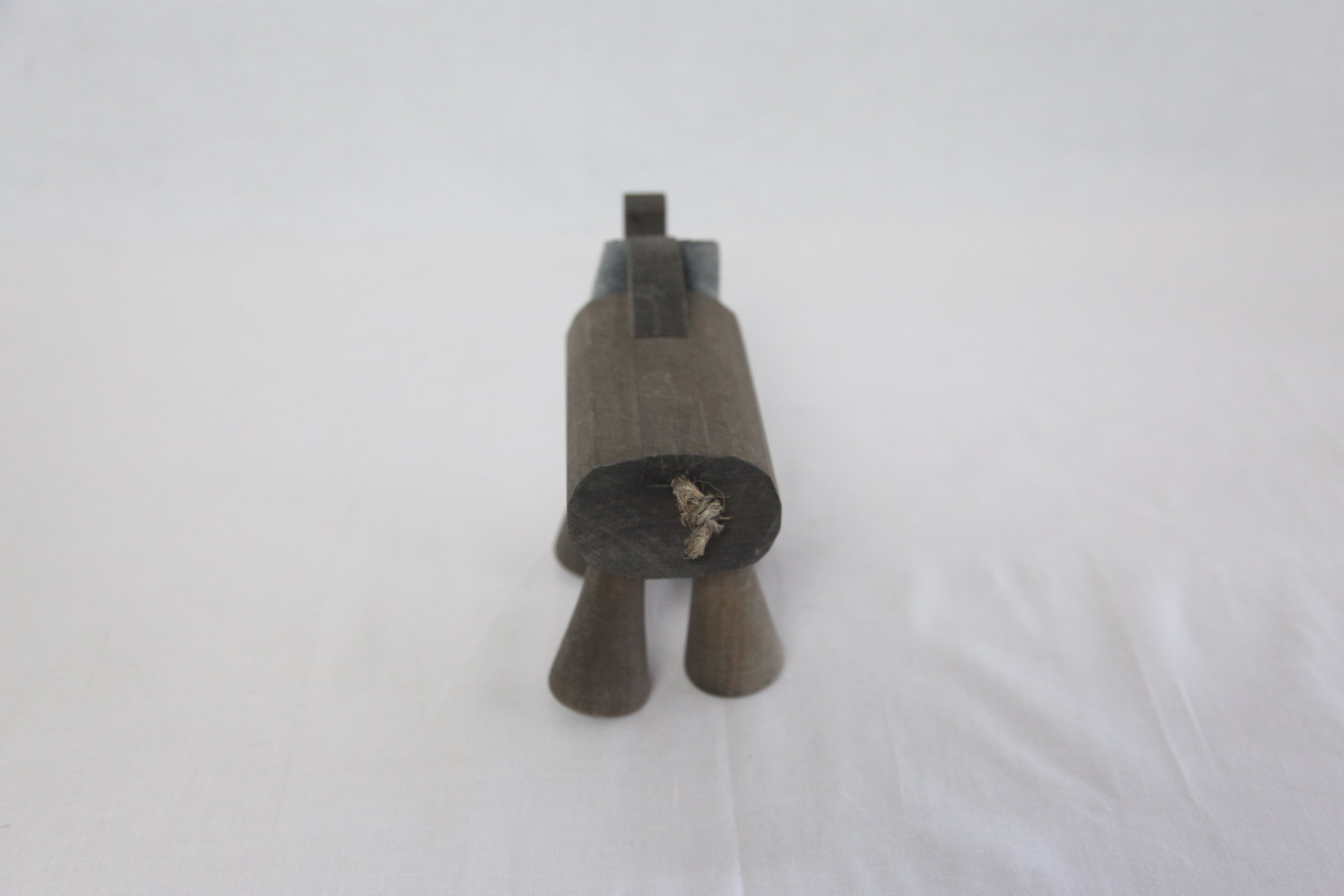 0633★木製人形　ゾウ（中古）フィギュア　オブジェ　インテリア　雑貨