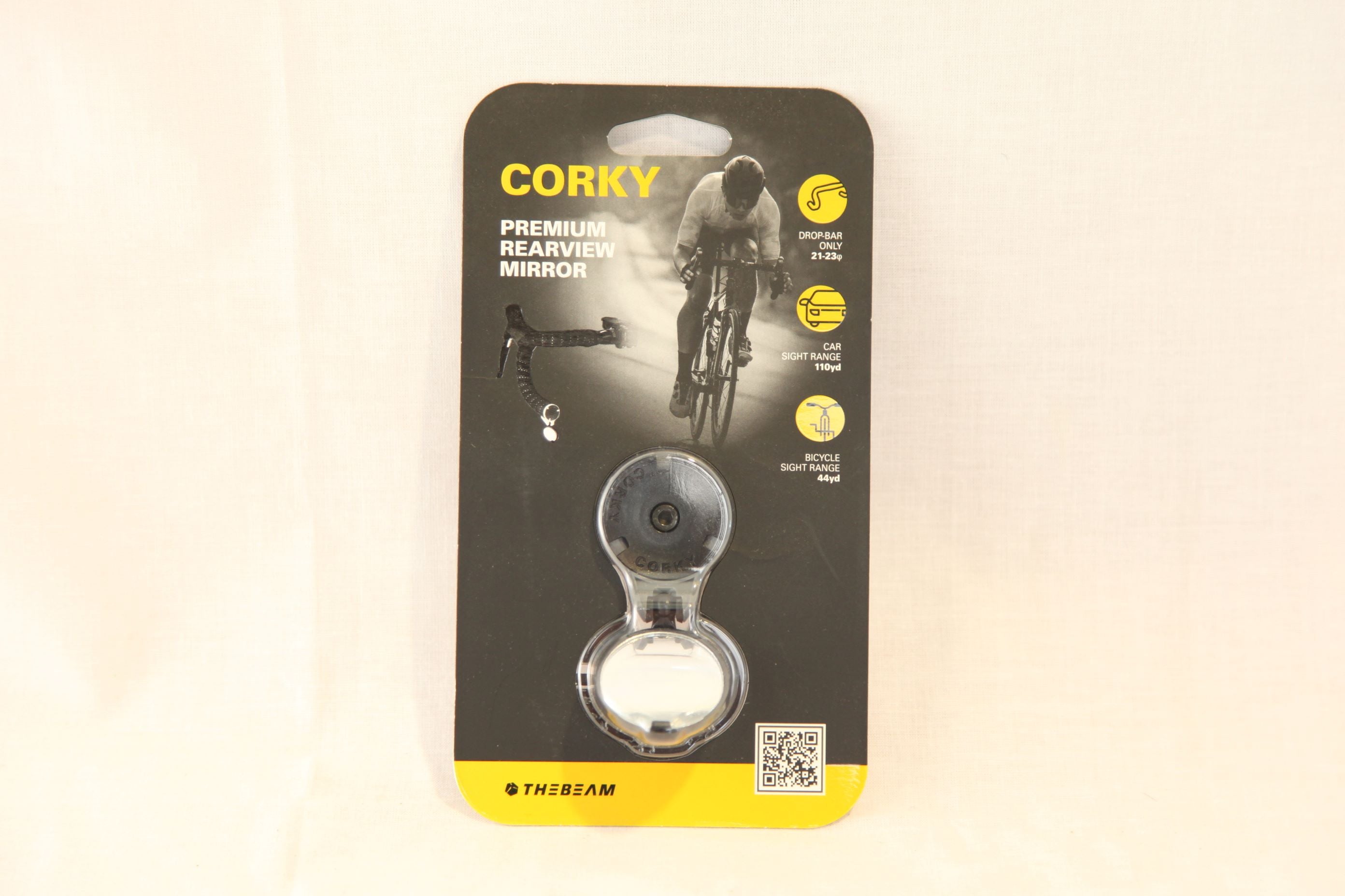 0722★THE BEAM CORKY REAR VIEW MIRROR（グレー）