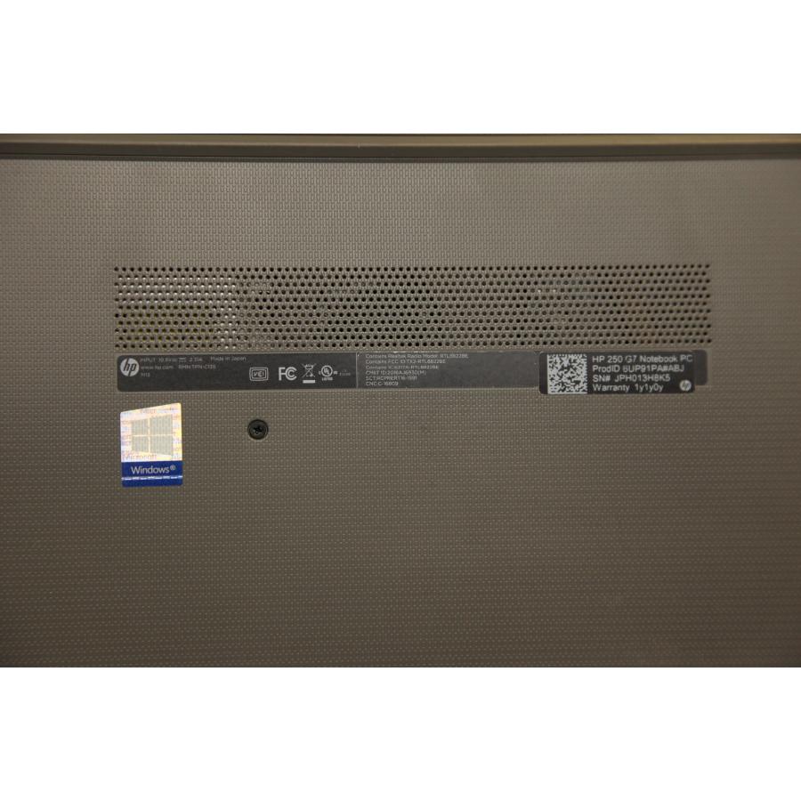 0073★HP　ノートパソコン 250　G7　Notebook Celeron