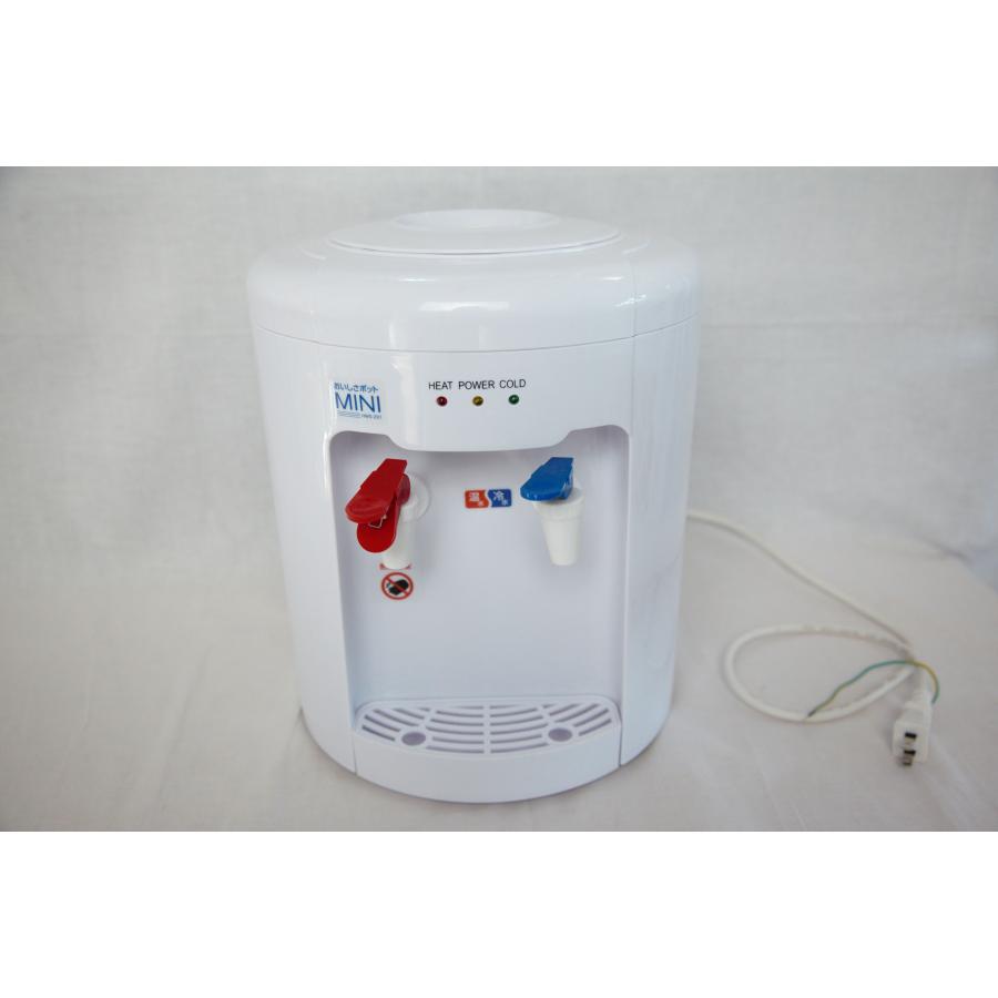 0555★温水 冷水ウォーターサーバー 2L 市販ペットボトル使用可 おいしさポット ニチネン mini HWS-201