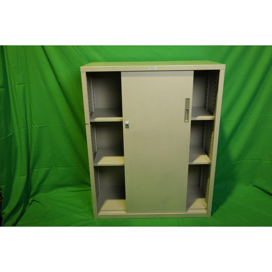 0587★引違い書庫（スチール戸）NAIKI/ナイキ　HS311-AW　A4判対応書庫