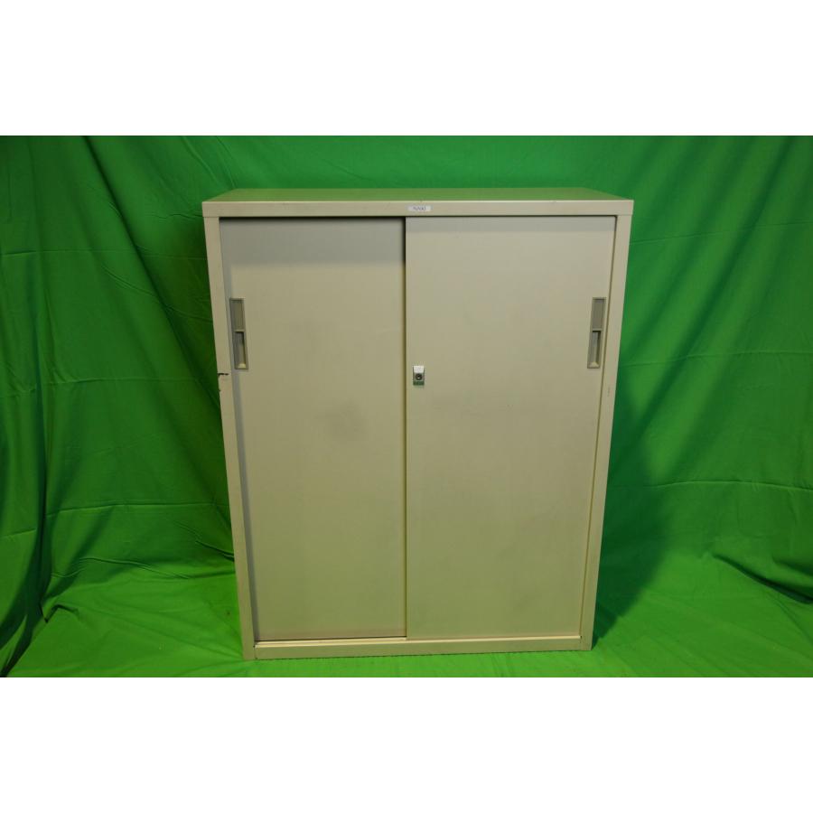 0587★引違い書庫（スチール戸）NAIKI/ナイキ　HS311-AW　A4判対応書庫