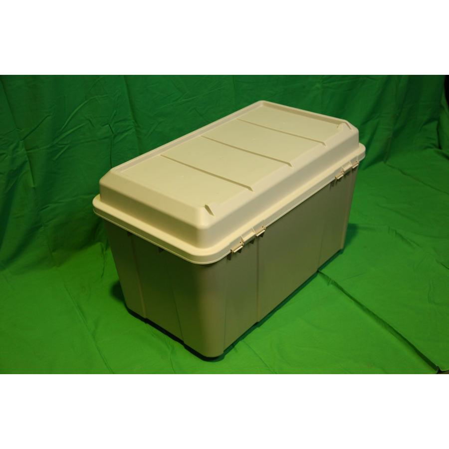 0599★ アイリスオーヤマ 　ワイドストッカー ベージュ 収納ボックス　物置　野外