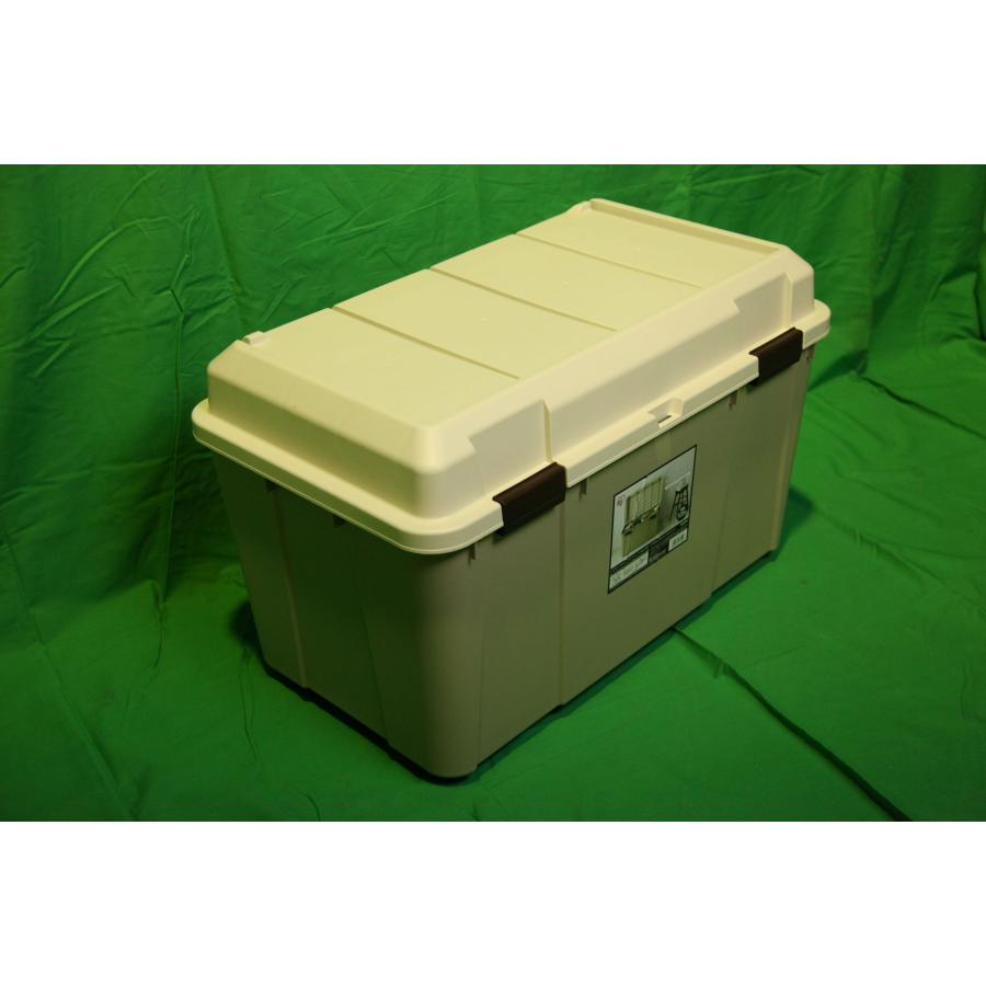 0599★ アイリスオーヤマ 　ワイドストッカー ベージュ 収納ボックス　物置　野外