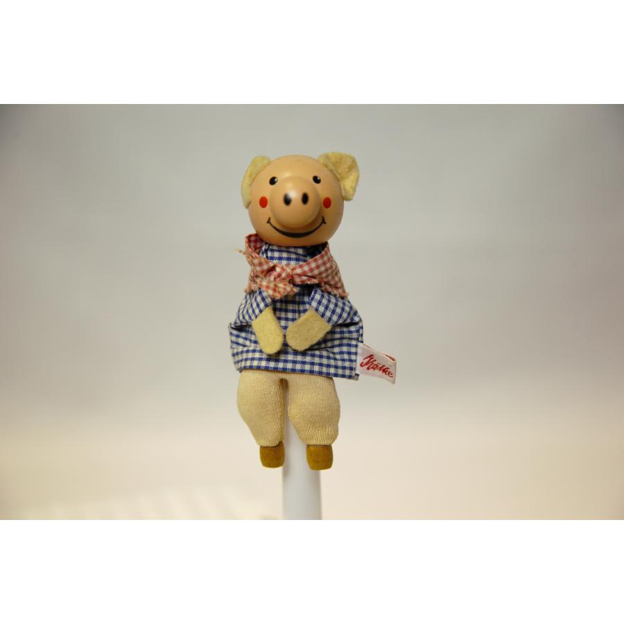 0603★指人形　ぶた（Kaethe Kruse　ケテ・クルーゼ　ドイツ　レトロ）