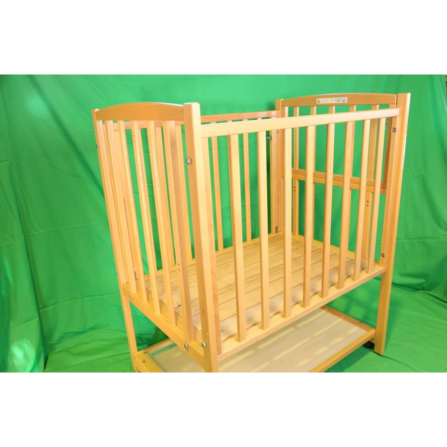 0640★コンパクトベッド・ツーオープン　ヤマサキ　DY-211N　ナチュラル　床板ひのきすのこ　ベビーベッド