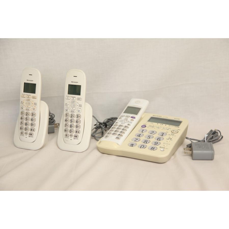 0651★コードレス電話機 シャープ SHARP あんしん機能強化モデル  JD-G56CW　子機2台
