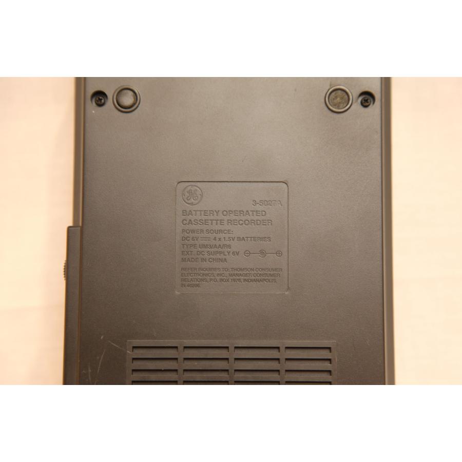 0660★GE 3-5027A ポータブル カセット テープ プレーヤー ボイス レコーダー