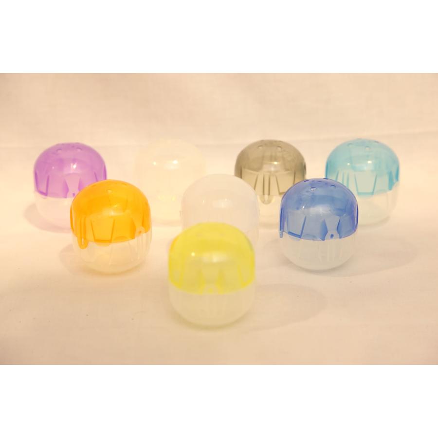 0662★空カプセル　ガチャガチャ　カプセル　8色ミックス　Φ60mｍ　24個