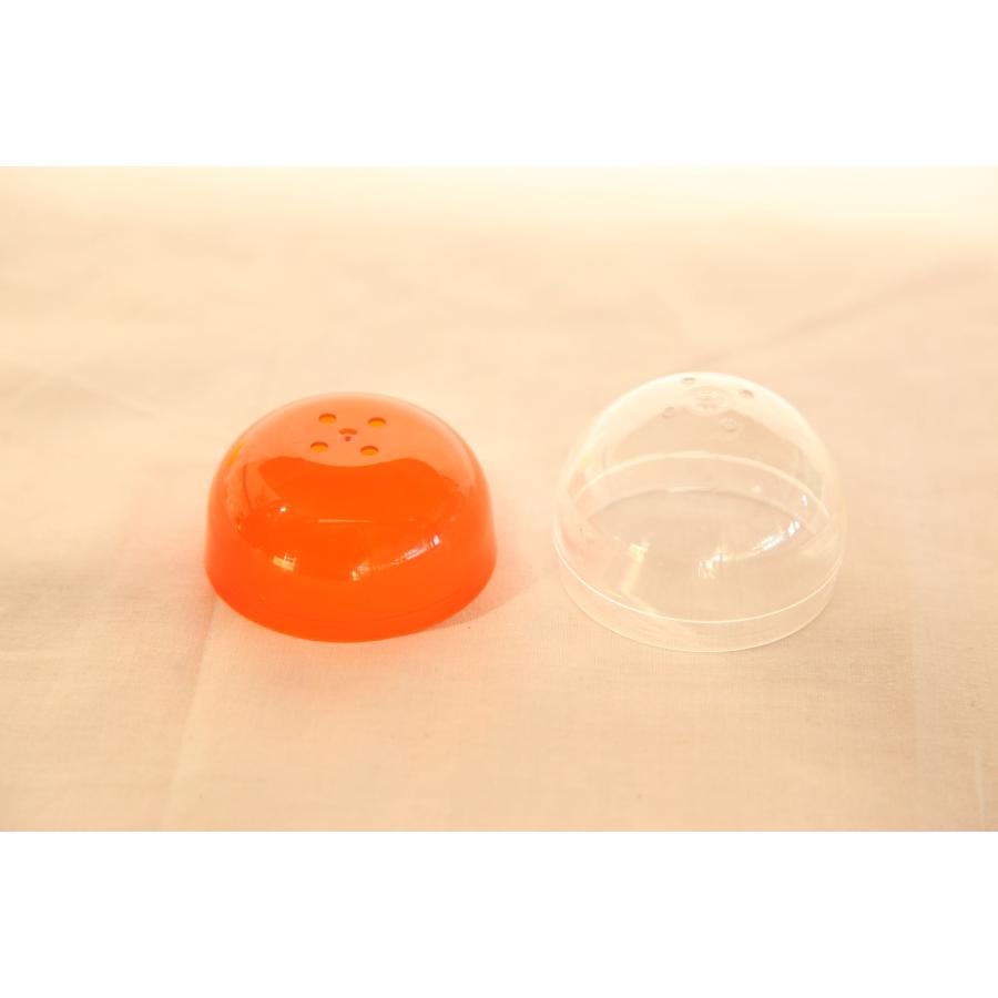 0667★空カプセル　ガチャガチャ　５色ミックス　約Φ65mｍ　24個