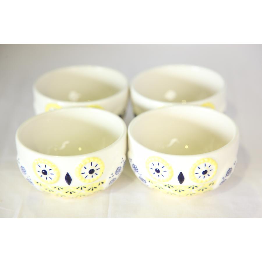 0228★ふくろうの器　4個セット