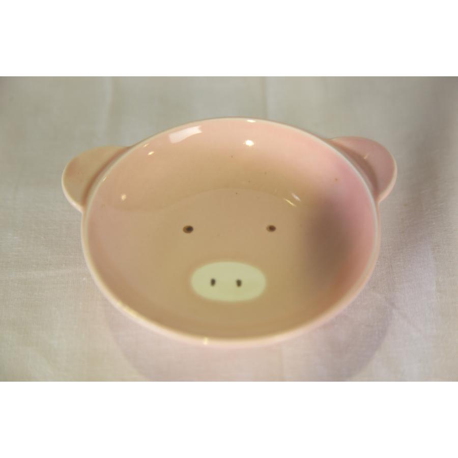 0363★コブタのお皿　三枚セット