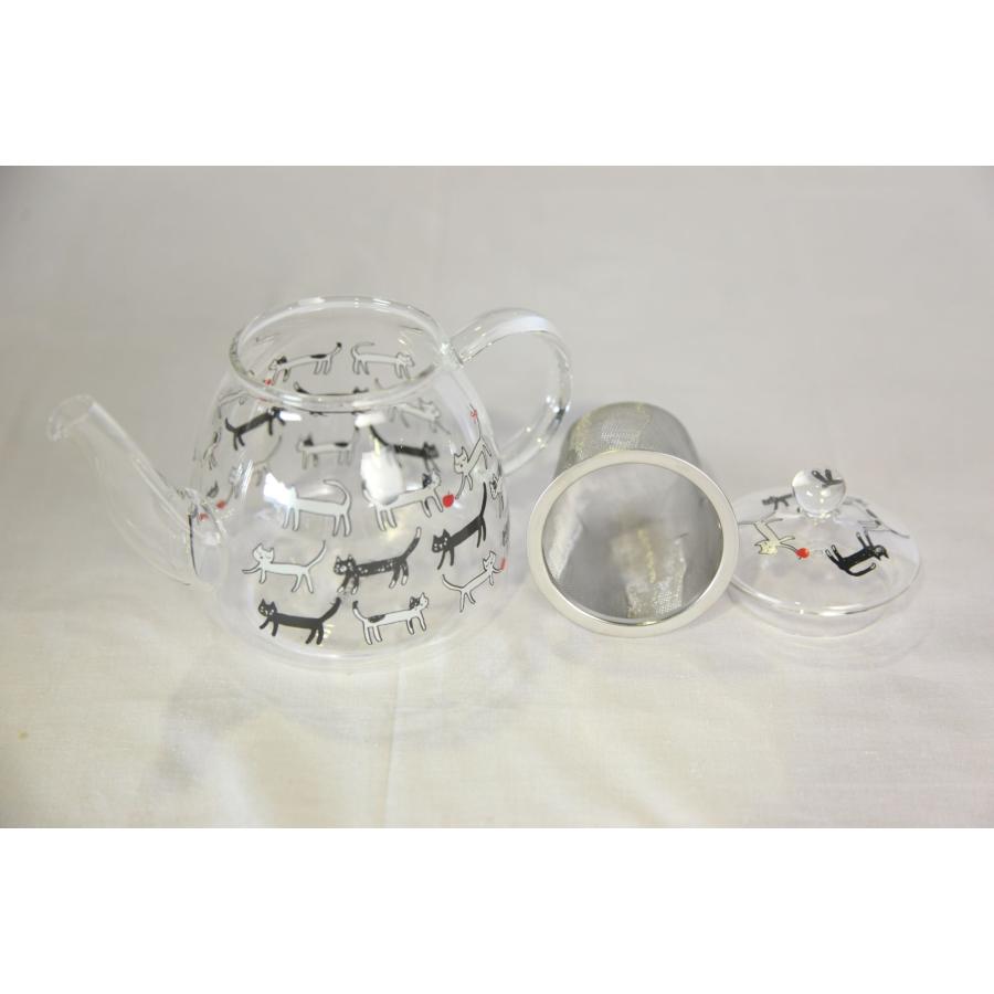 0388★猫柄ティーピッチャー