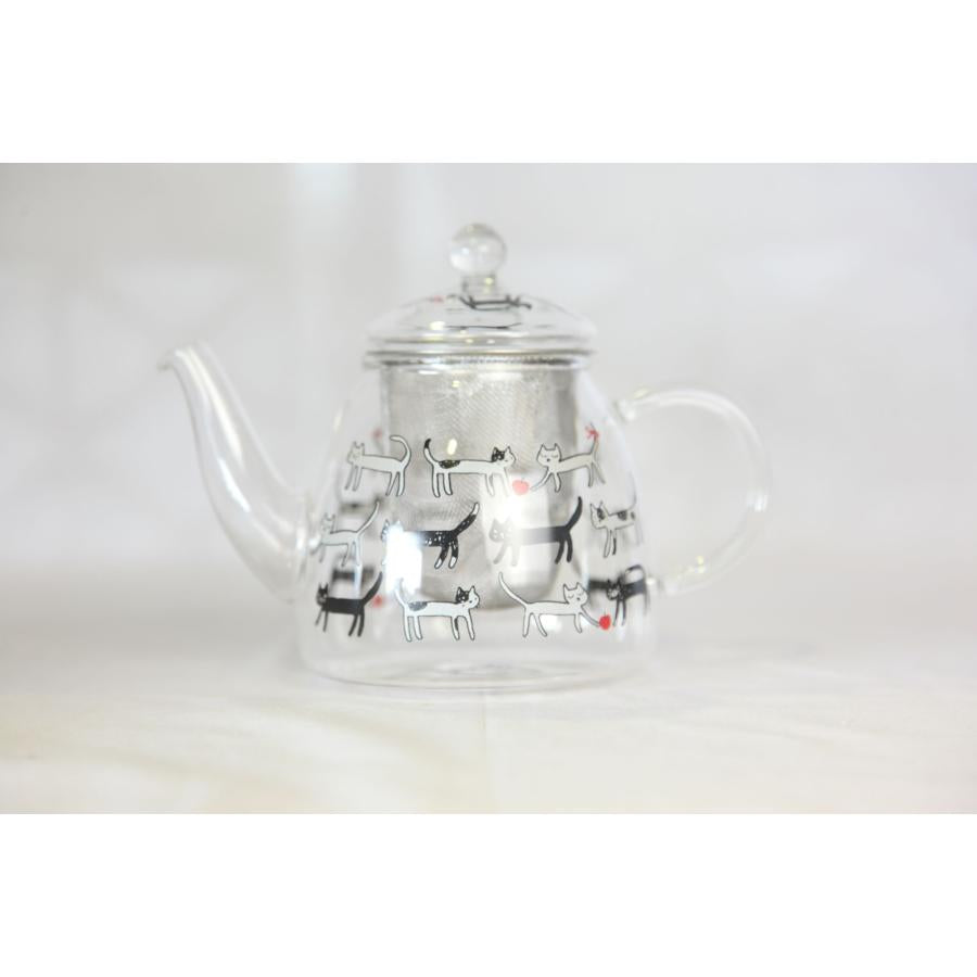 0388★猫柄ティーピッチャー