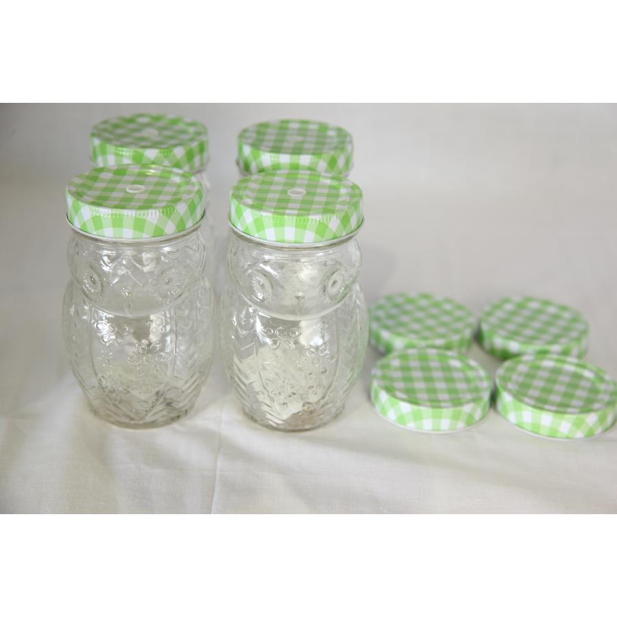 0437★ガラス瓶　４個セット
