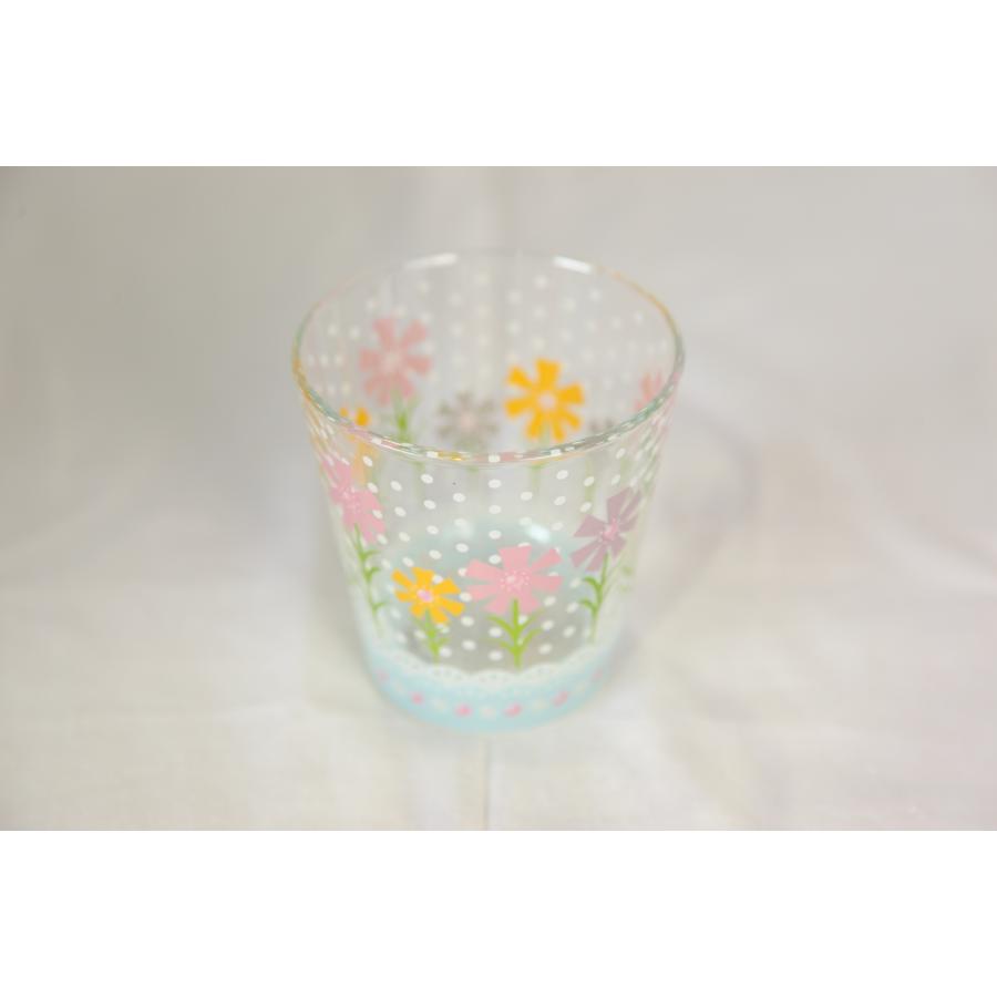 0452★花柄グラス