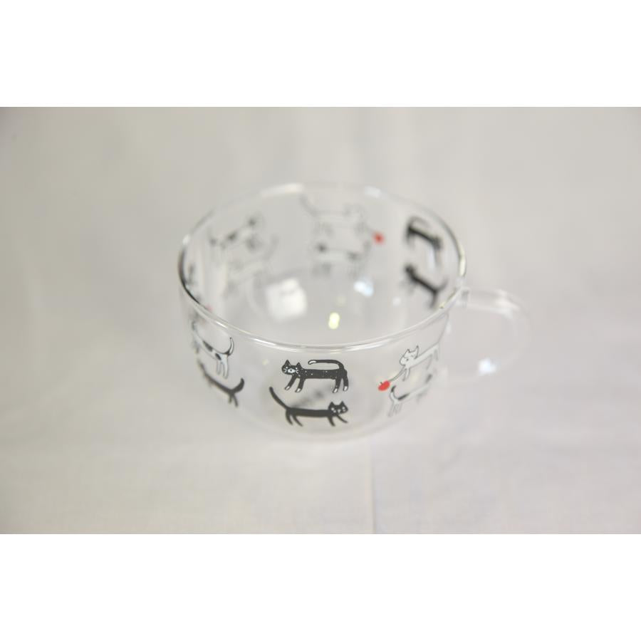 0458★猫柄ティーカップ