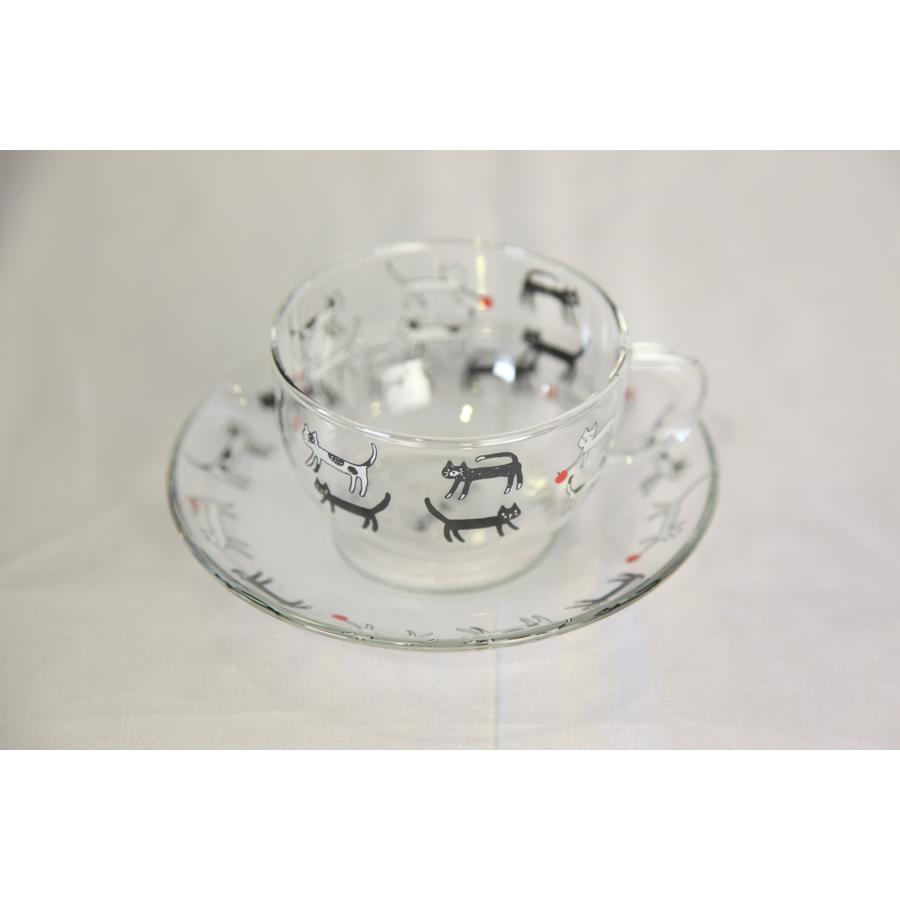 0458★猫柄ティーカップ