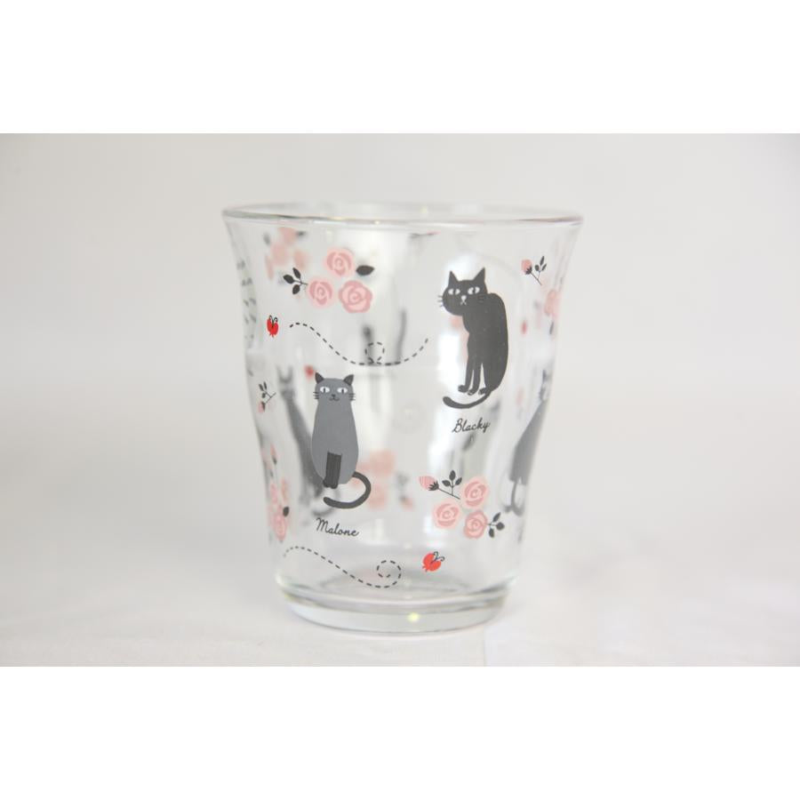 0473★猫柄グラス